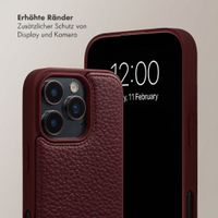 Selencia Nova HandyHülle mit Kordel und Kartenhalter Apple iPhone 16 Pro - Bold Burgundy