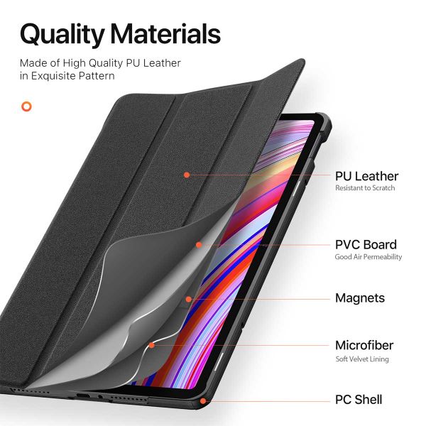 Dux Ducis Domo Klapphülle für das Xiaomi Redmi Pad Pro / POCO Pad - Schwarz