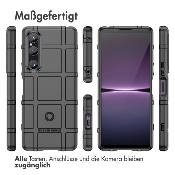 imoshion Rugged Shield Backcover für das Sony Xperia 1 V - Schwarz