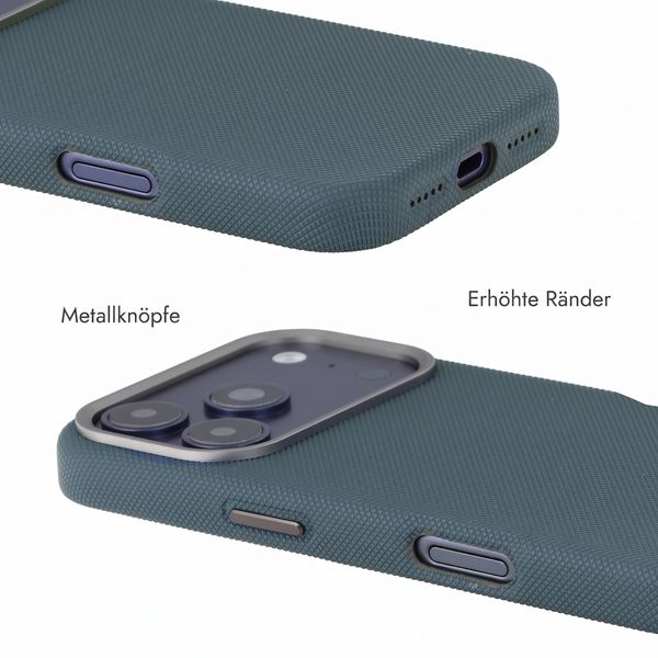 Accezz Mesh Backcover mit MagSafe Apple iPhone 17 Pro - Dunkelblau