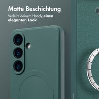 imoshion Color Back Cover mit MagSafe für das Samsung Galaxy S25 - Dunkelgrün