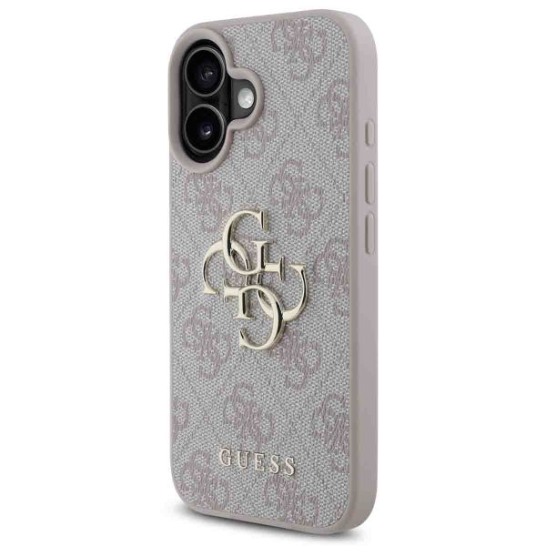 Guess 4G Metal Logo Back Cover Apple iPhone 16 - Rosa