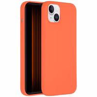 Accezz Liquid Silikoncase mit MagSafe Apple iPhone 15 Plus - Nectarine