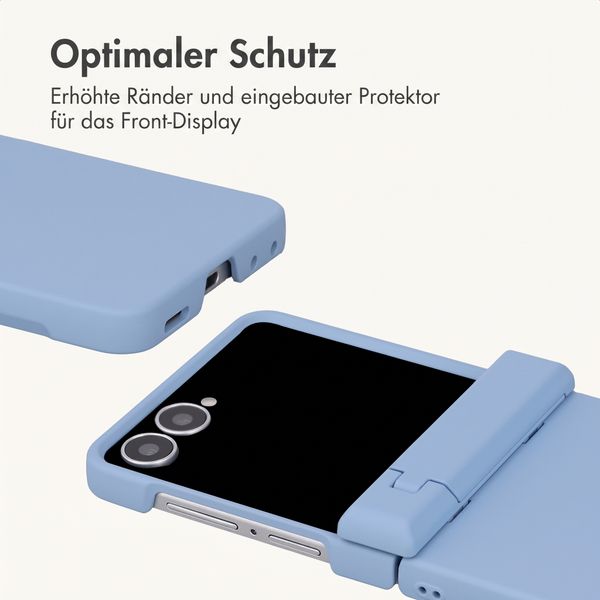 imoshion Color Backcover mit Ständer Samsung Galaxy Z Flip 8 - Hellblau