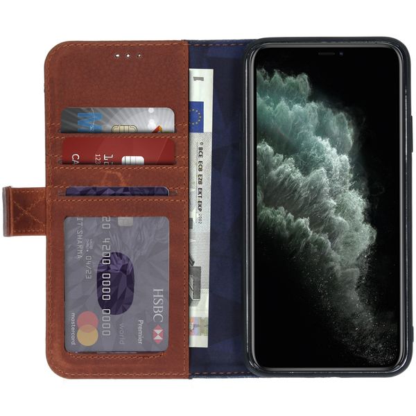 Decoded 2 in 1 Leather Klapphülle für das iPhone 11 Pro Max - Braun