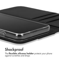Accezz Wallet TPU Klapphülle Apple iPhone 16 Pro - Schwarz