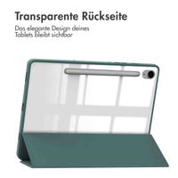 imoshion Trifold Hardcase Klapphülle Samsung Galaxy Tab S9 11.0 Zoll / Tab S10 FE / S9 FE 10.9 Zoll - Grün