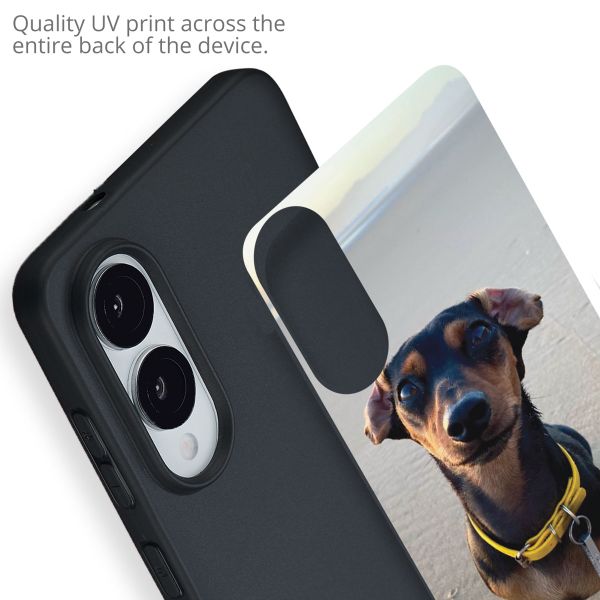 Gestalte deine eigene Gel Hülle Samsung Galaxy S25 Edge - Schwarz