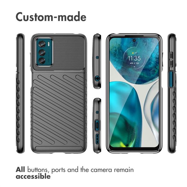 imoshion Thunder Backcover für das Motorola Moto G42 - Schwarz