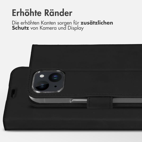 Accezz Wallet TPU Klapphülle Apple iPhone 15 - Schwarz