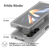 Accezz Xtreme Impact Backcover für das Samsung Galaxy Z Fold 5 - Transparent