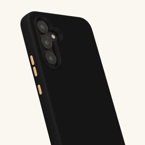 Selencia Rivièra Backcover mit MagSafe mit abnehmbaren Haken Samsung Galaxy A54 (5G) - Velvet Black