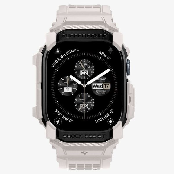 Spigen Rugged Armor™ Pro Case für Apple Watch Series 10 / 11 - 46 mm - Dune Beige