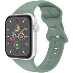 imoshion Silikon-Armband⁺ für  Apple Watch Series 1 t/m 9 / SE (38/40/41 mm) | Series 10 / 11 (42 mm) - Größe S/M - Pine