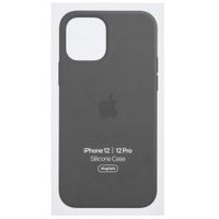 Apple Silikon-Case MagSafe Apple iPhone 12 (Pro) - Black