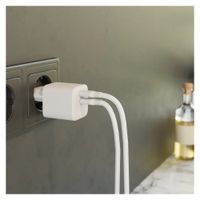 Zens Kompaktes Ladegerät 2x USB-C 45W - Netzteil - Weiß