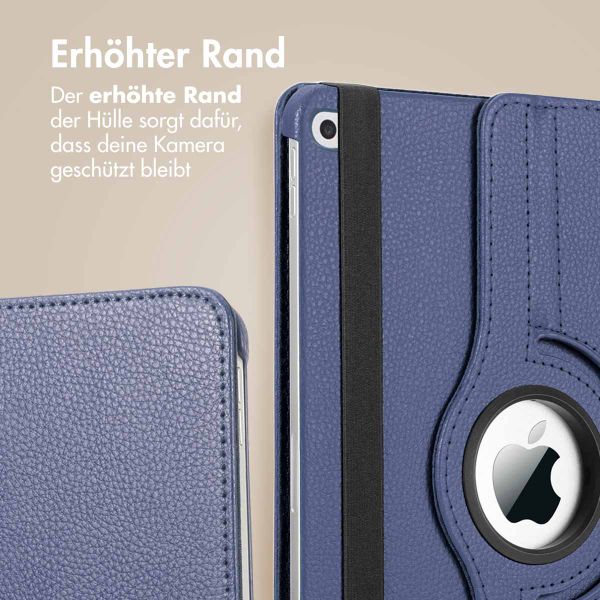 imoshion 360° drehbare Klapphülle Apple iPad Air 2 (2014) / Air 1 (2013) - Dunkelblau