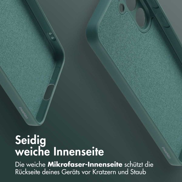 imoshion Color Back Cover mit MagSafe für das Samsung Galaxy S25 - Dunkelgrün