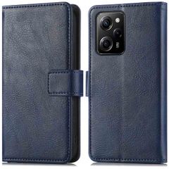 imoshion Luxuriöse Klapphülle Xiaomi Poco X5 Pro 5G - Dunkelblau