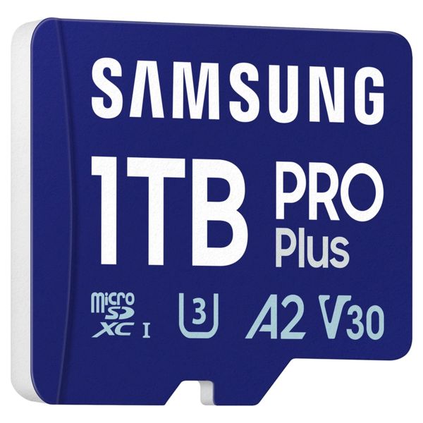 Samsung PRO Plus microSD 2023 - 1TGB - Inklusive SD-Adapter - UHS-I/U3/Full HD/4K UHD