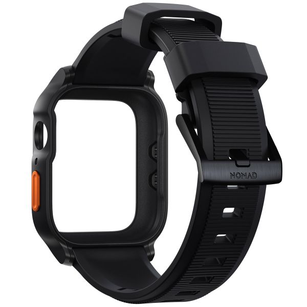 Nomad Robustes Gehäuse für die Apple Watch Series 4-9 / SE – 44/45 mm – Schwarz