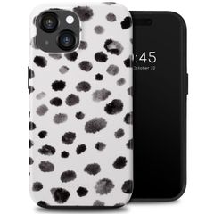 Selencia Vivid Tough Back Cover für das iPhone 15  - Trendy Leopard