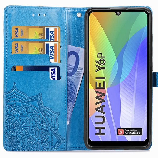 imoshion Mandala Klapphülle Huawei Y6p - Türkis