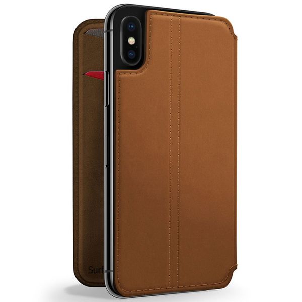 Twelve South SurfacePad Klapphülle iPhone Xs / X - Braun