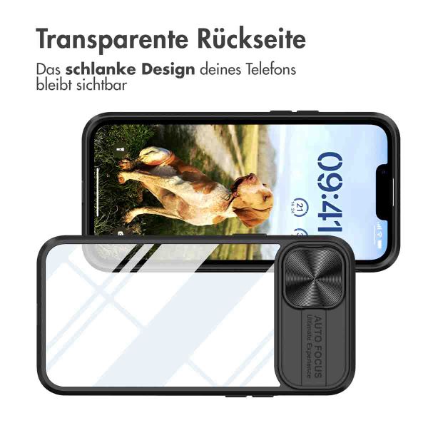 imoshion Back Cover mit Kameraschieber Apple iPhone 14 - Schwarz
