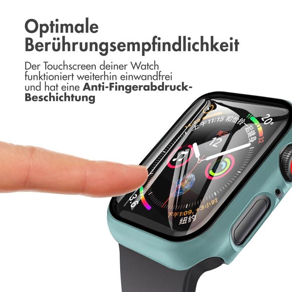 imoshion Full Cover Hard Case für Apple Watch Series 4 / 5 / 6 / SE - 40 mm - Dunkelgrün