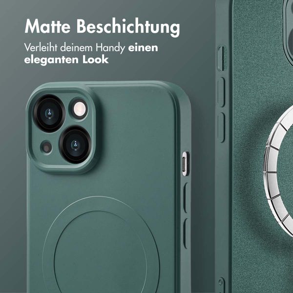 imoshion Color Back Cover mit MagSafe Apple iPhone 14 - Dunkelgrün