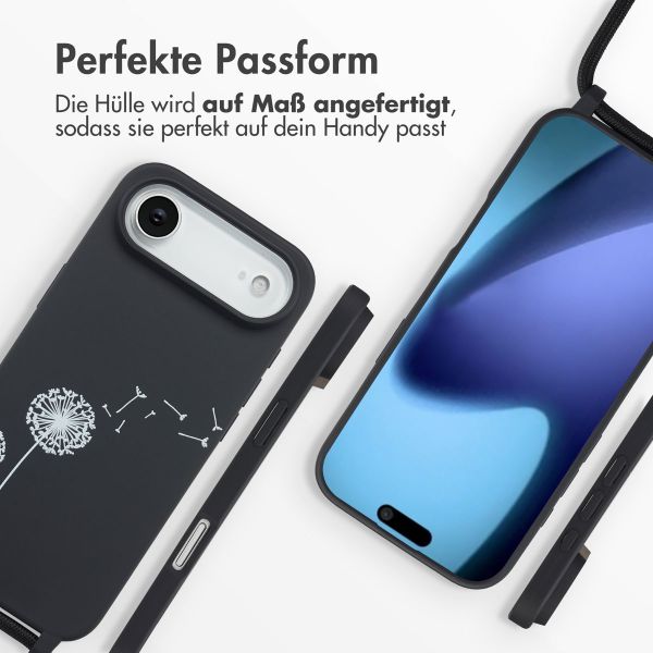 imoshion SilikonHülle design mit Band Apple iPhone Air - Dandelion Black