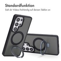 Accezz Ring Stand Backcover mit MagSafe Samsung Galaxy S26 Ultra - Schwarz