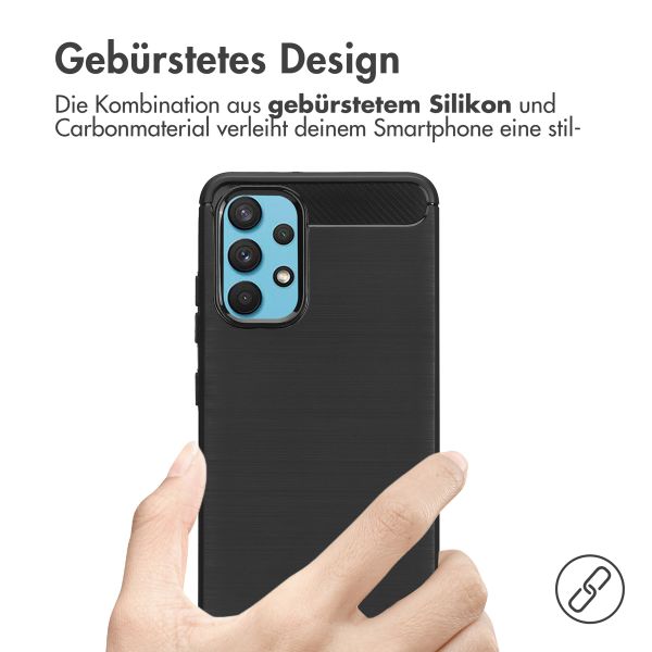 imoshion Brushed Back Cover Samsung Galaxy A32 (4G) - Schwarz