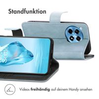 imoshion Luxuriöse Klapphülle OnePlus 12R - Hellblau