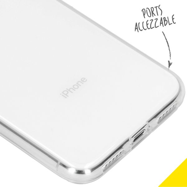 Accezz TPU Clear Cover Transparent für das iPhone Xs / X