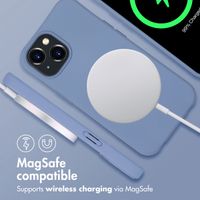 imoshion Color Backcover mit abnehmbarem Handykette und MagSafe Apple iPhone 15 - Ash Blue