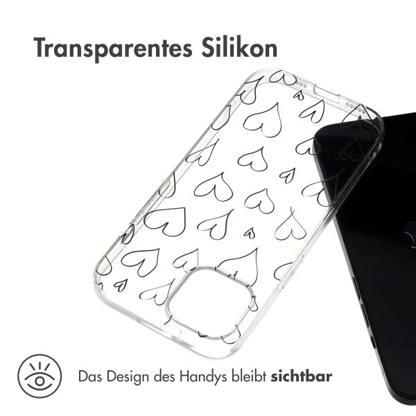 imoshion Design Hülle für das iPhone 15 - Hearts