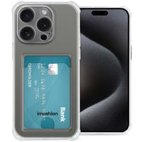 imoshion Soft Case Back Cover mit Kartenfach Apple iPhone 15 Pro Max - Transparent