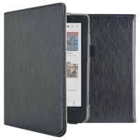 imoshion Vegan Leather Klapphülle für das Kobo Clara Colour / Clara BW / Tolino Shine 5 / Shine Color - Schwarz