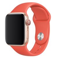 Apple Sport Band Apple Watch Series 1 bis 9 / SE (38/40/41 mm) | Series 10 (42 mm) - Nectarine