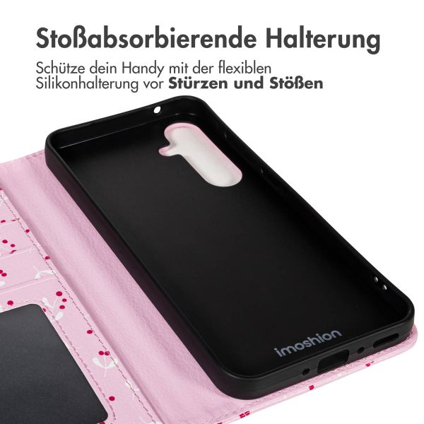 imoshion Design Klapphülle Samsung Galaxy A55 - Blush Berries
