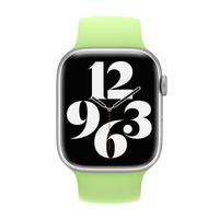 Apple Silikon Solo Loop für das  Apple Watch | 38/40/41/42 mm - Größe 6 - Sprout Green