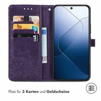 imoshion Mandala Klapphülle Xiaomi 14T Pro - Violett