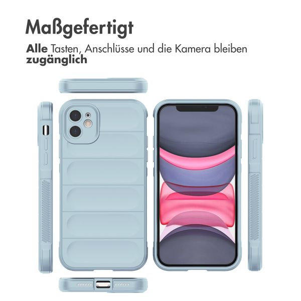 imoshion EasyGrip Back Cover für das iPhone 11 - Hellblau