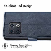 imoshion Luxuriöse Klapphülle für das OnePlus 10 Pro - Dunkelblau