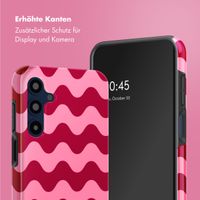 Selencia Vivid Tough Back Cover für das Samsung Galaxy A16 - Wave Vibes Lipstick