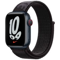 Apple Nike Sport Loop Armband für das  Apple Watch Series 1 t/m 11 / SE / Ultra (44/45/46/49 mm) - Schwarz / Grau