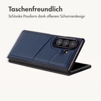 imoshion Kunstleder MagSafe Backcover mit Kartenfach Samsung Galaxy Z Fold 8 Ultra - Dunkelblau