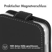 Accezz Flip Case für das Samsung Galaxy S21 - Schwarz